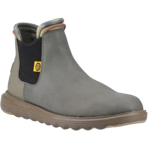 HEYDUDE Branson Classic Polyurethane Men's Dark Olive/Espresso Boots