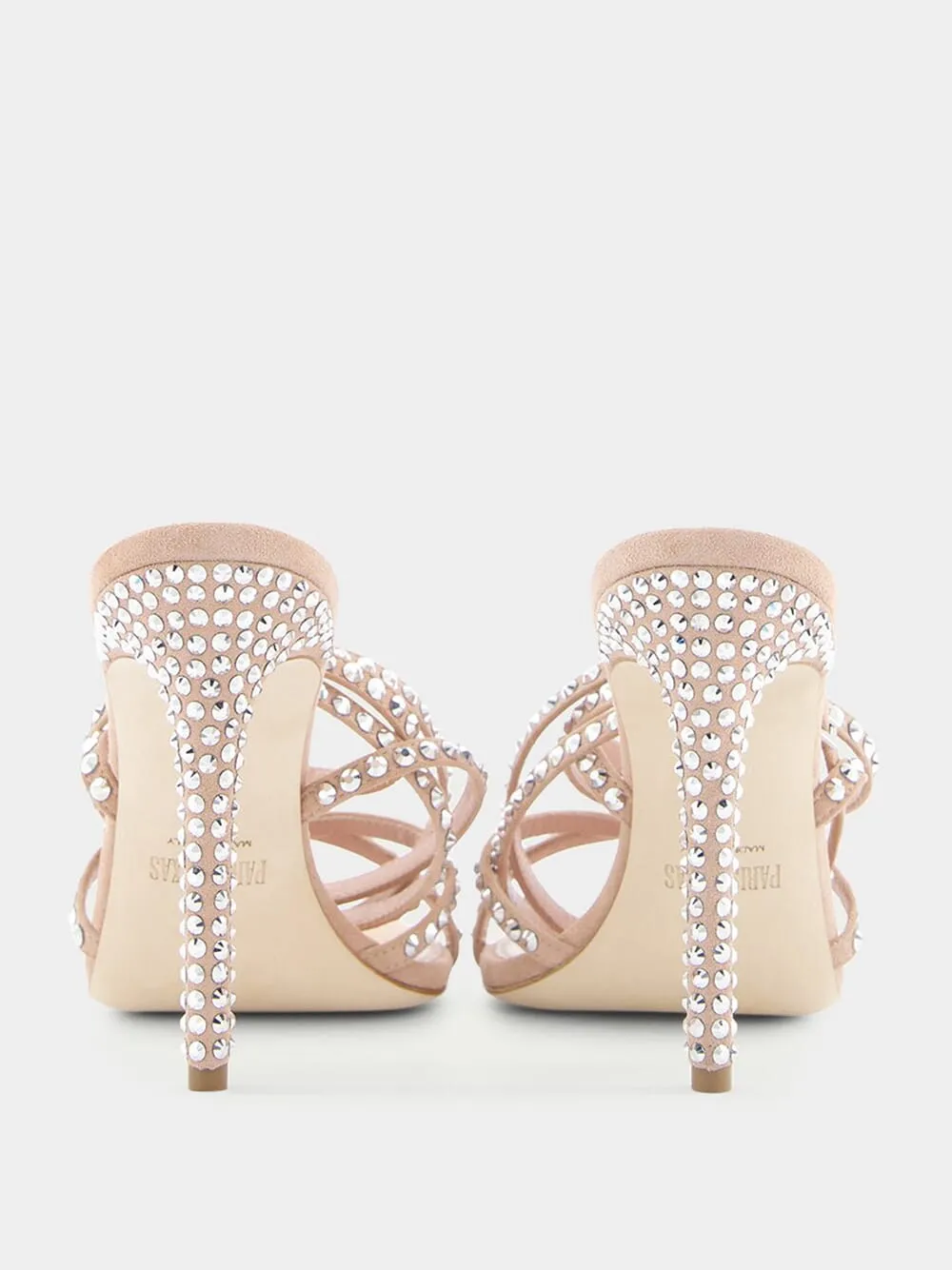 Holly Zoe Pink 105mm Leather Sandals