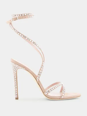 Holly Zoe Pink 105mm Leather Sandals