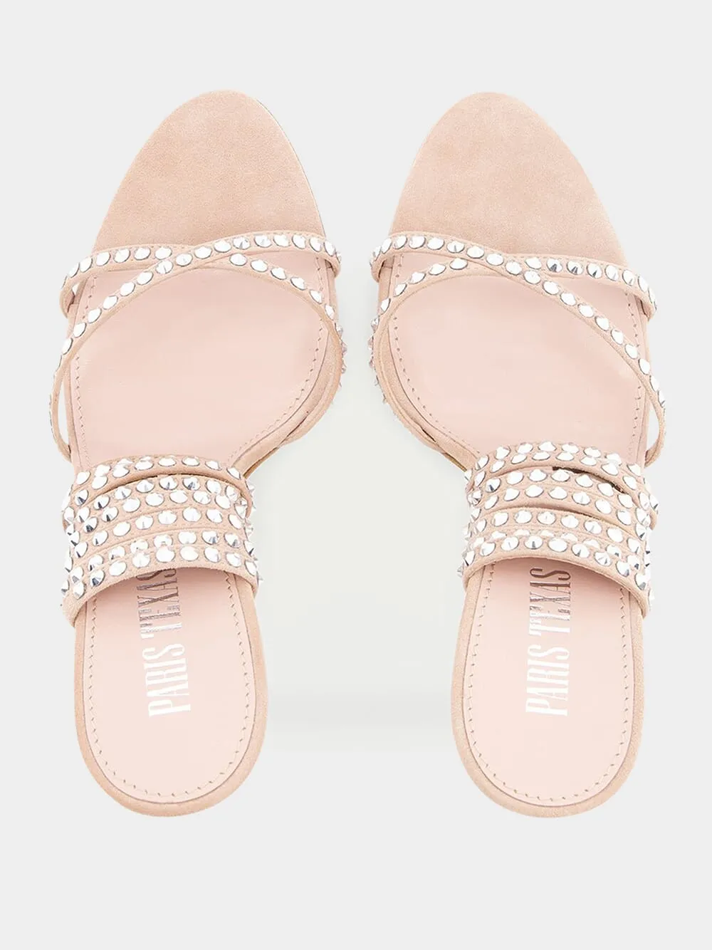 Holly Zoe Pink 105mm Leather Sandals
