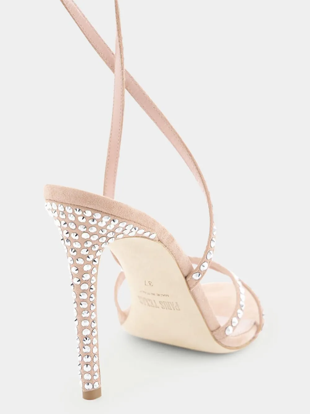 Holly Zoe Pink 105mm Leather Sandals