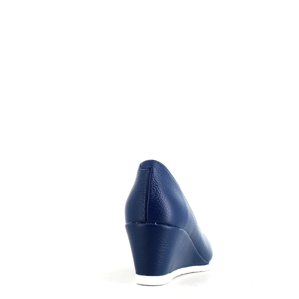 Jose Saenz Classic Wedge Navy