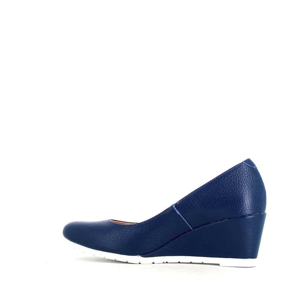 Jose Saenz Classic Wedge Navy