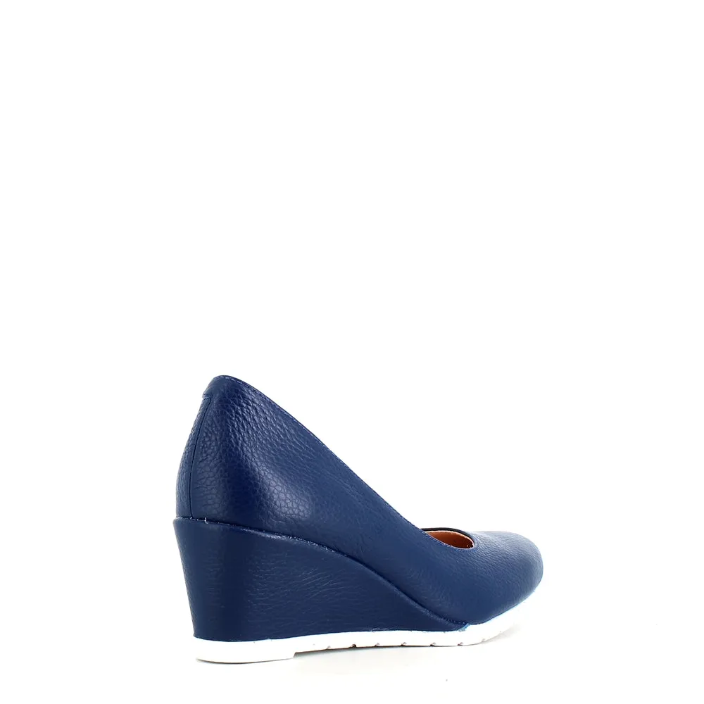 Jose Saenz Classic Wedge Navy