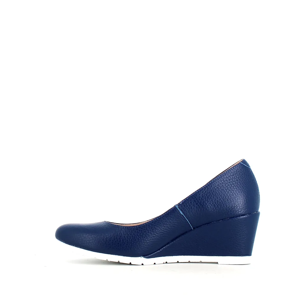 Jose Saenz Classic Wedge Navy