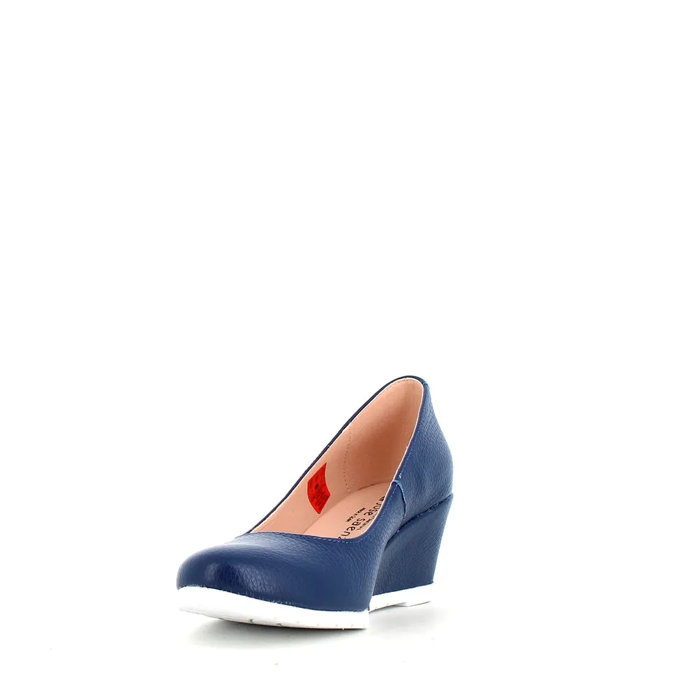 Jose Saenz Classic Wedge Navy