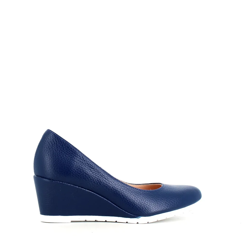 Jose Saenz Classic Wedge Navy