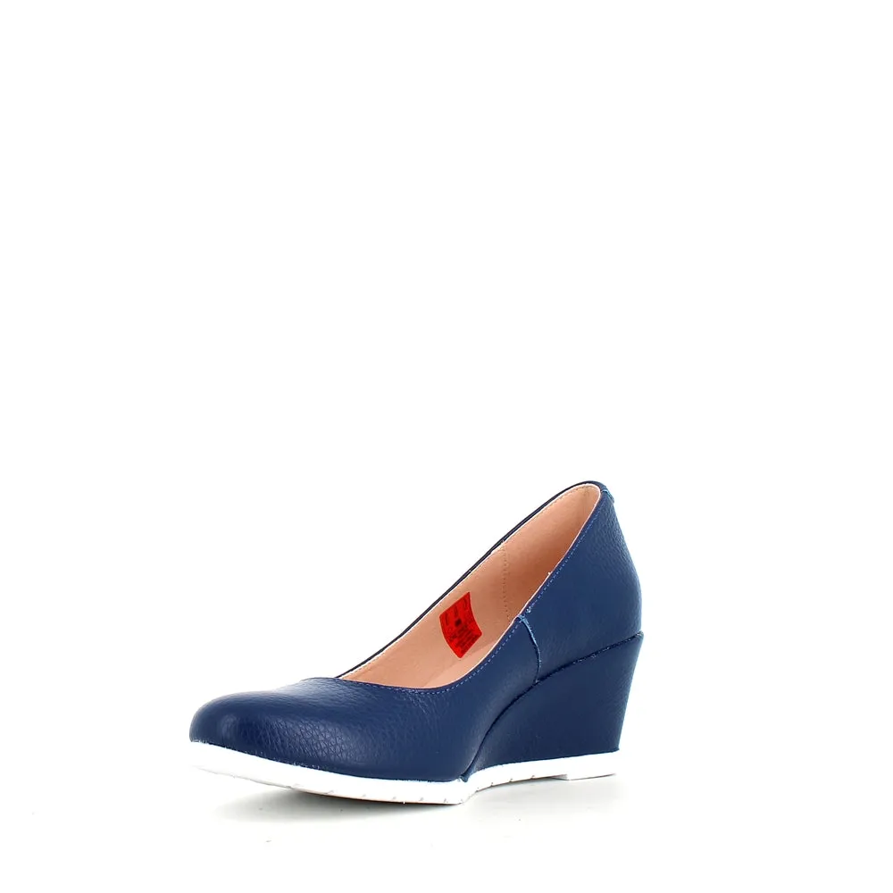 Jose Saenz Classic Wedge Navy