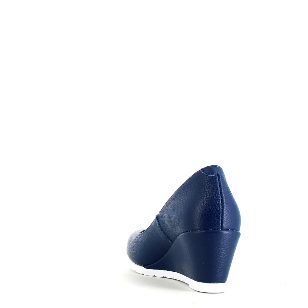 Jose Saenz Classic Wedge Navy