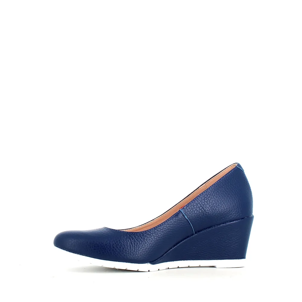 Jose Saenz Classic Wedge Navy