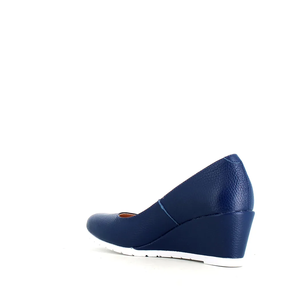 Jose Saenz Classic Wedge Navy