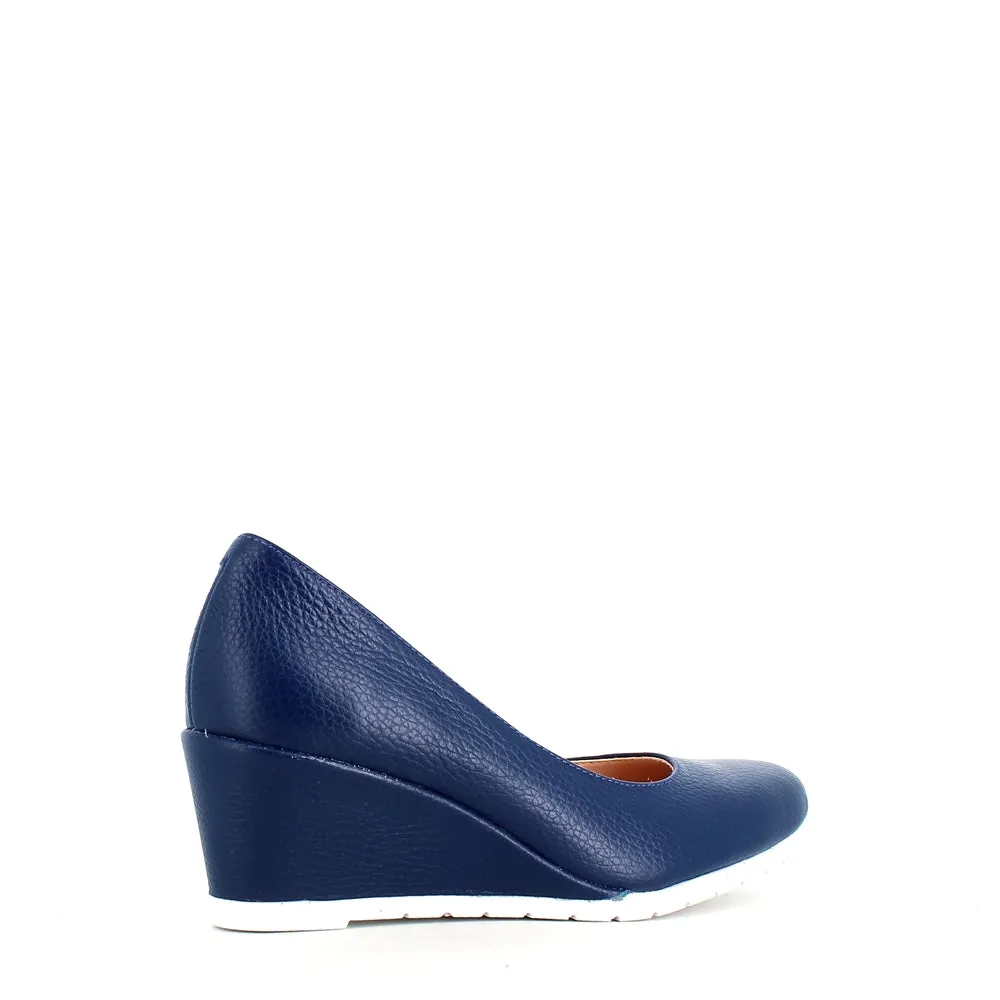 Jose Saenz Classic Wedge Navy