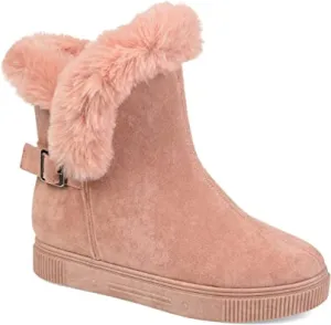 Journee Collection Womens Sibby Winter Boot Pink, 8 Womens US