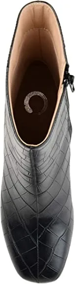 Journee Collection Womens Trevi Bootie Black, 7.5 Womens US