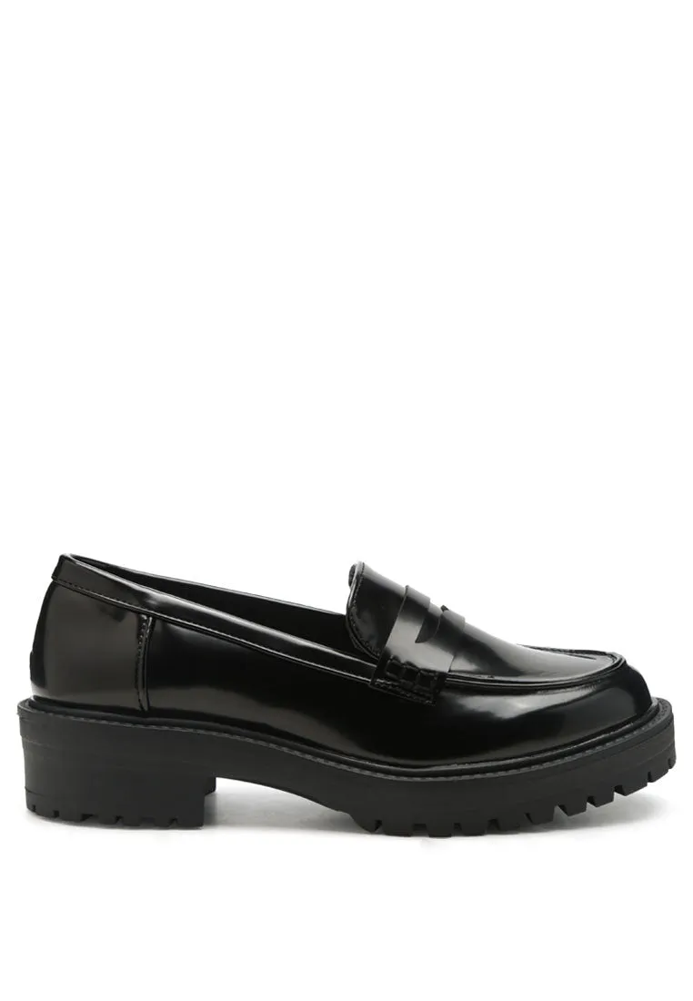 Jules Faux Leather Lug Loafers