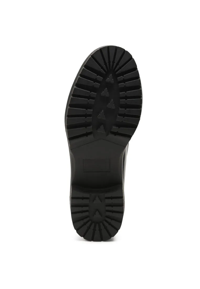 Jules Faux Leather Lug Loafers