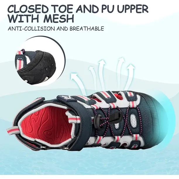 K Komforme Big Boys and Girls Athletic Sandals Sports Sandals Sizes 11-3.5