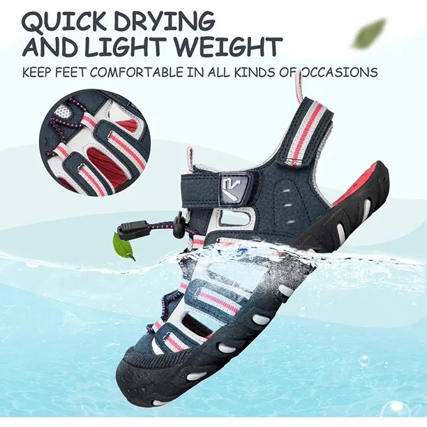 K Komforme Big Boys and Girls Athletic Sandals Sports Sandals Sizes 11-3.5