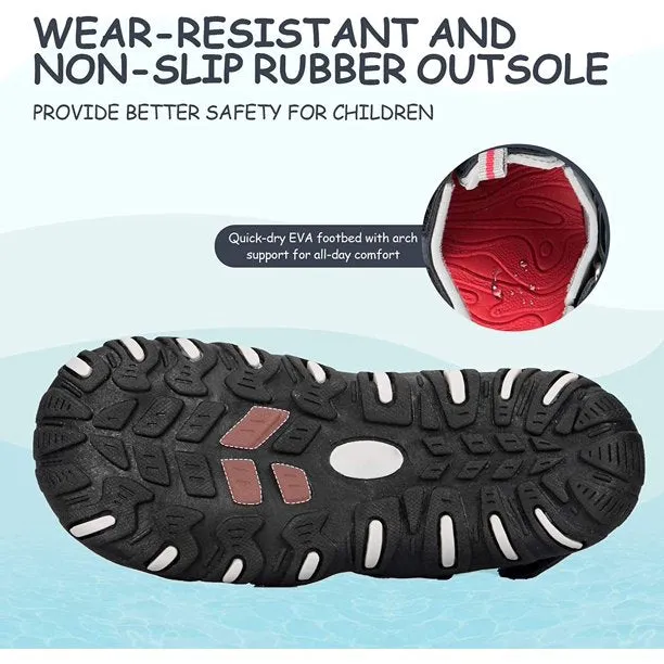 K Komforme Big Boys and Girls Athletic Sandals Sports Sandals Sizes 11-3.5