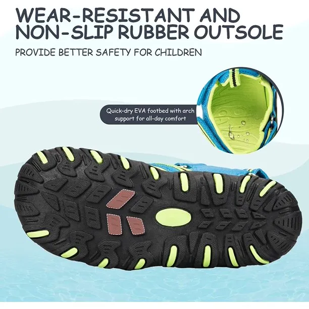 K Komforme Little Boys and Girls Athletic Sandals Sports Sandals Sizes 11-3.5