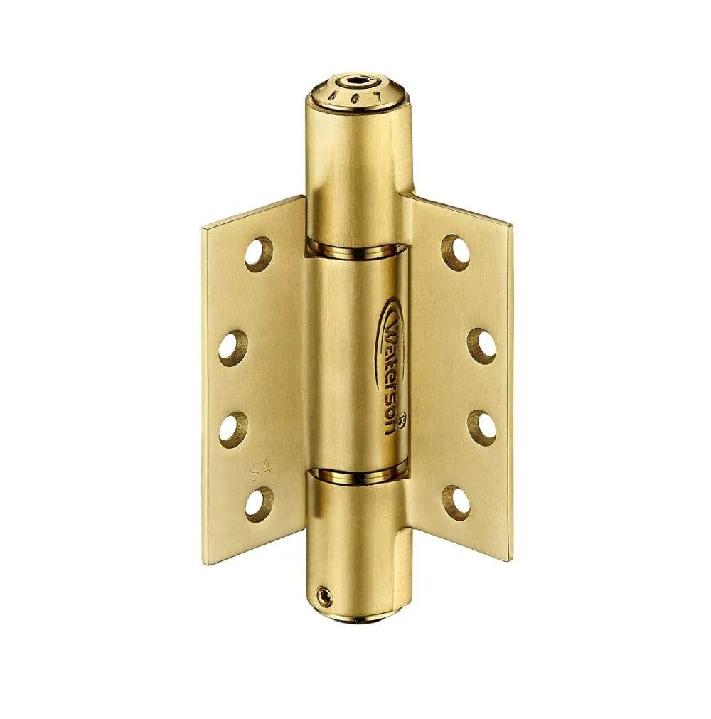K51M-400-D3 | Heavy Duty Hydraulic Hybrid Self Closing Hinge with Hold Open | 4” x 4” | 304 Stainless Steel | 3 Pack