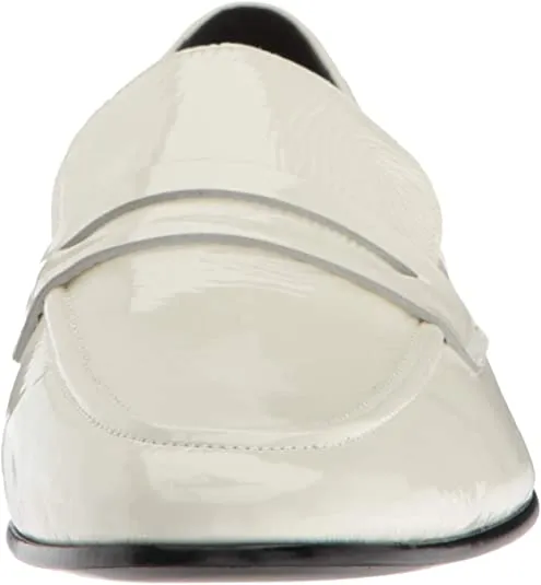 Kate Spade New York Women's Genevieve Loafer, Off White Crinkle Patent, 8 M US