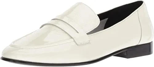 Kate Spade New York Women's Genevieve Loafer, Off White Crinkle Patent, 8 M US