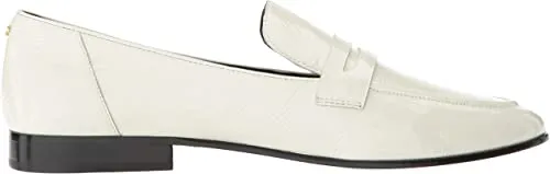 Kate Spade New York Women's Genevieve Loafer, Off White Crinkle Patent, 8 M US