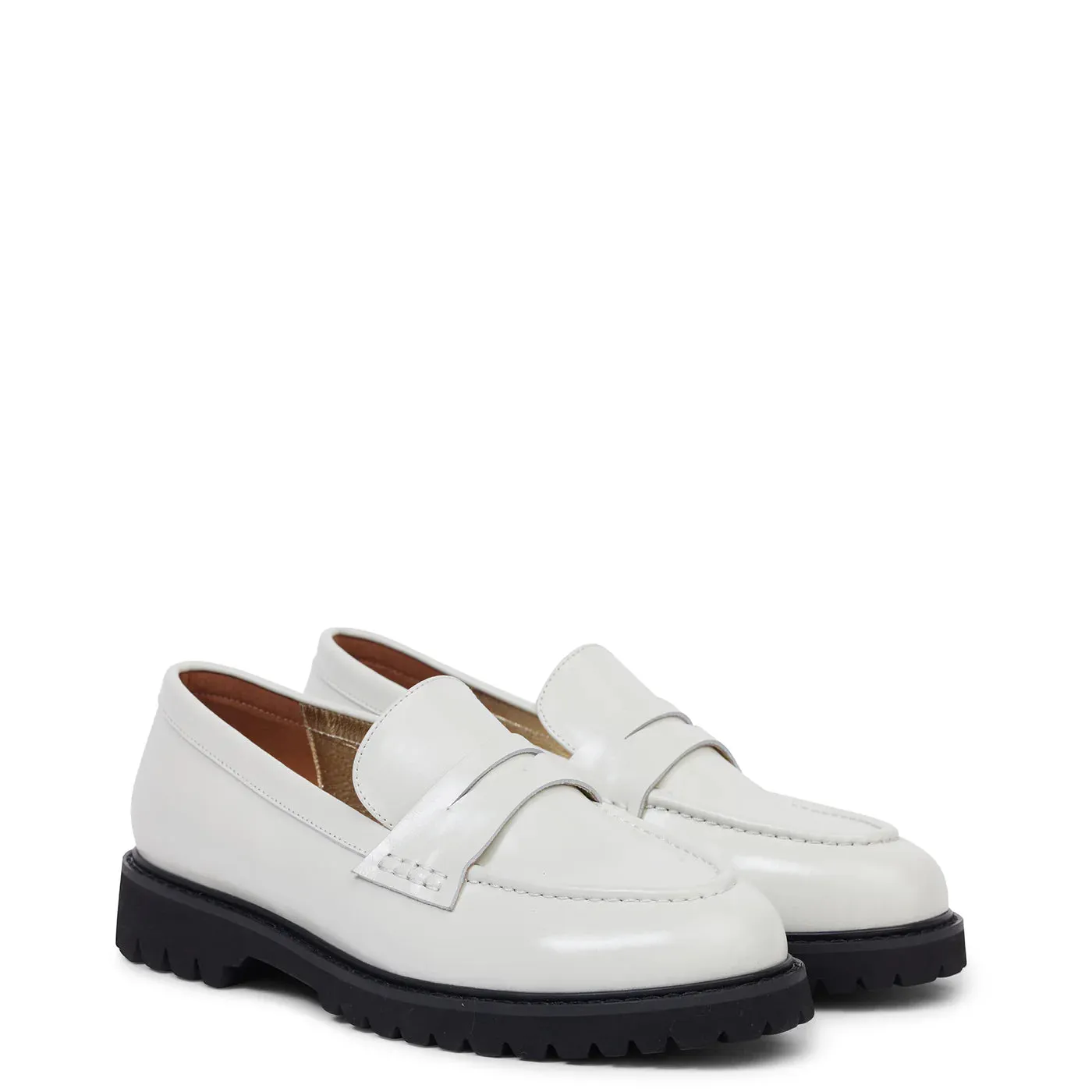 Kathryn Wilson Nova Loafer - Stone Hi-Shine