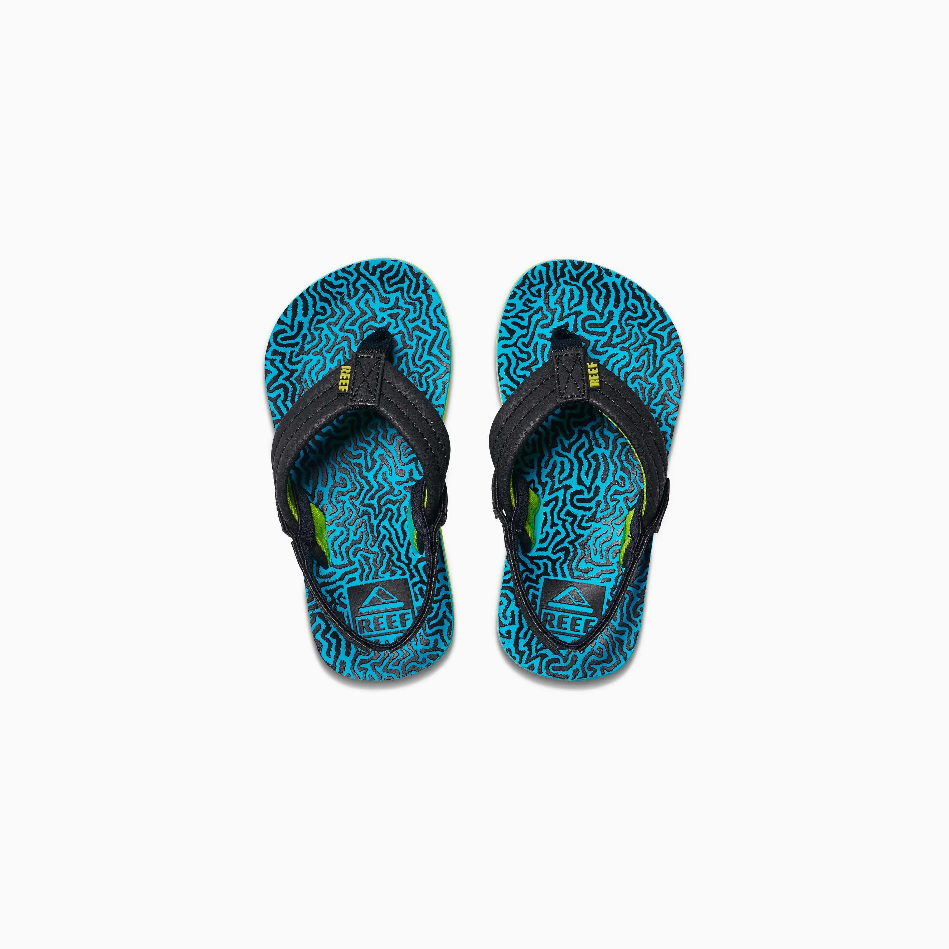 Kid's Little Ahi Sandal - Blue Coral