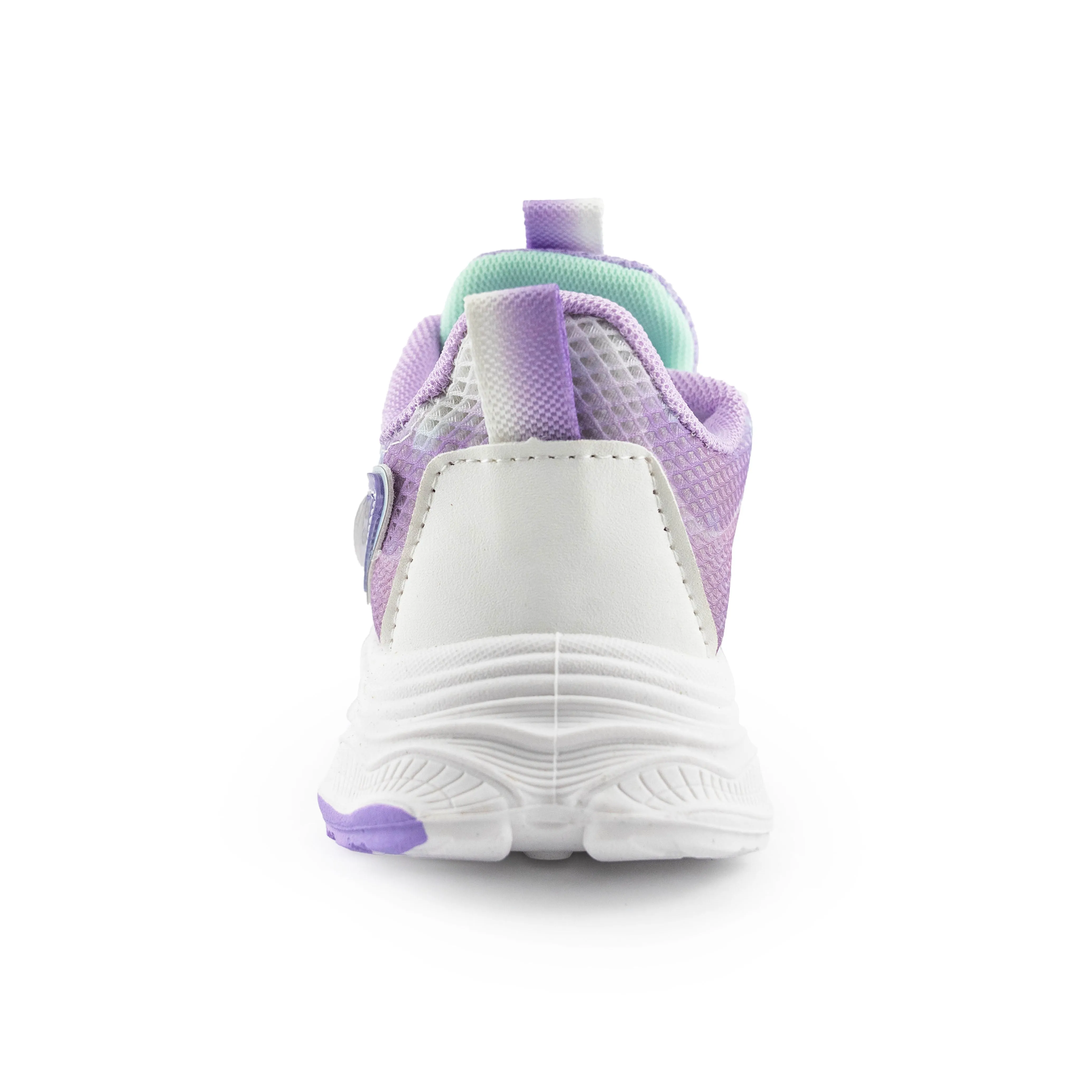 Kid's Rotary buckle Sneakers - Purple/White D3032