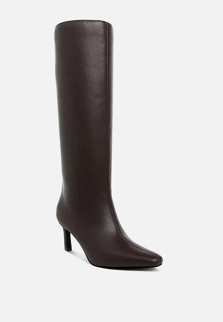 Kitten Heel Long Boots By RUW