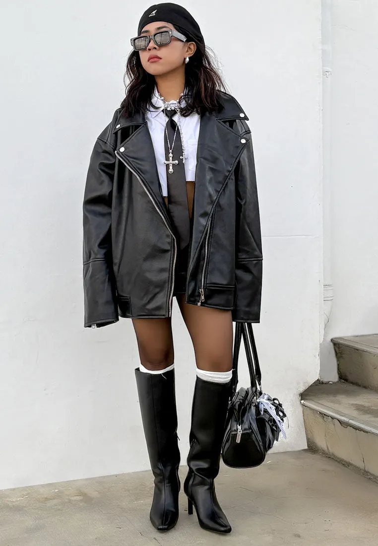 Kitten Heel Long Boots By RUW