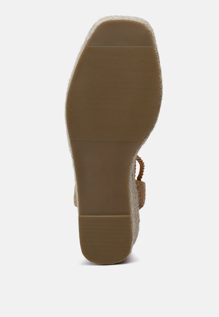 Lace-Up Crochet Espadrilles By RAG