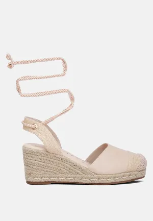 Lace-Up Crochet Espadrilles By RAG