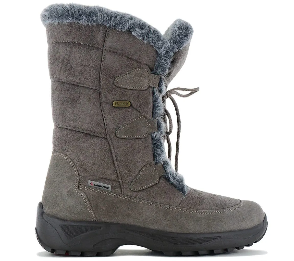 Lackner Kitzbühel Renate TX - Damen Winter Stiefel mit integrierten Spikes 7606 Taupe