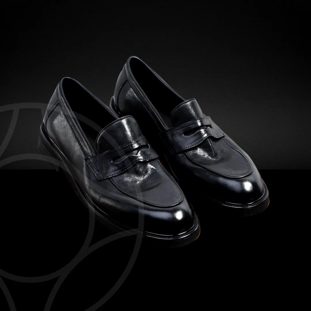 LANCE Classic Loafer Crafted In Hand Patina Leather