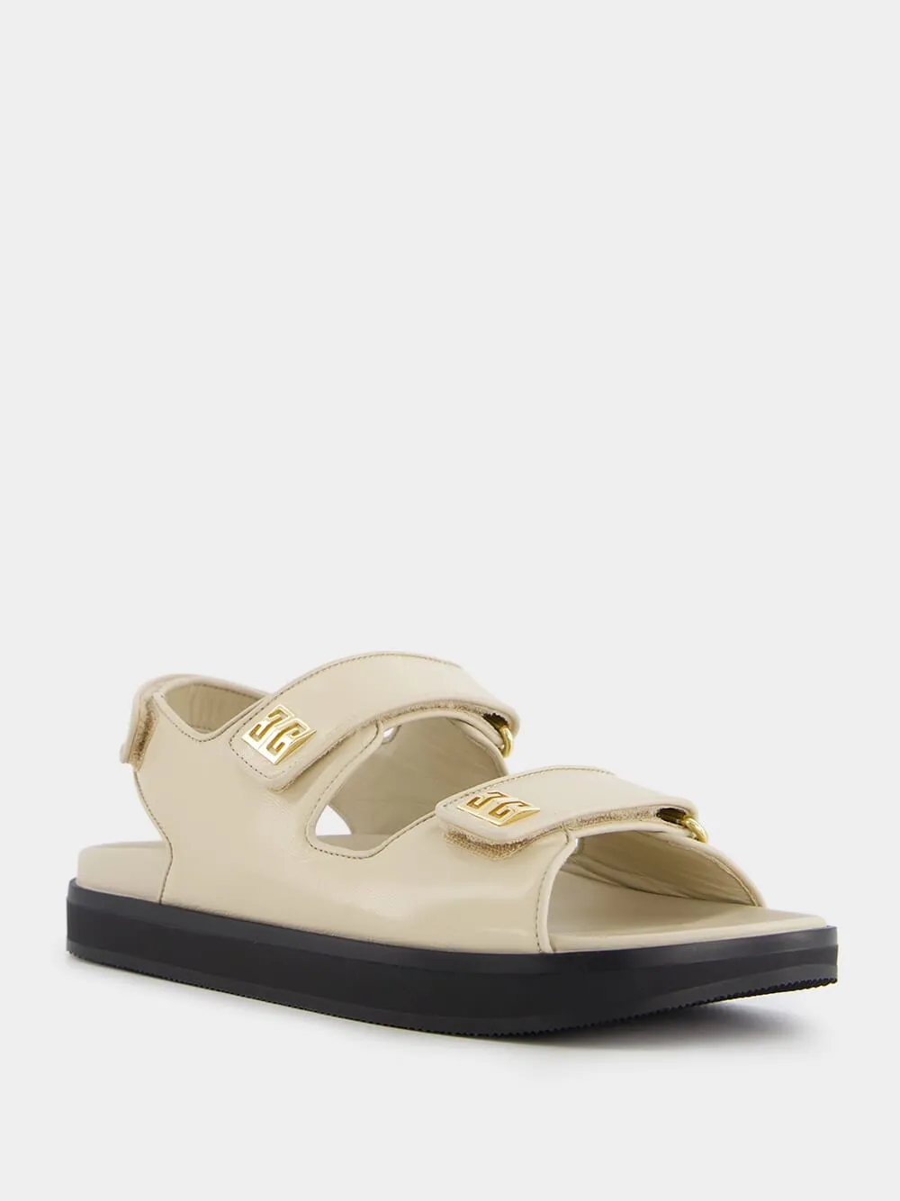 Logo Plaque Sandals