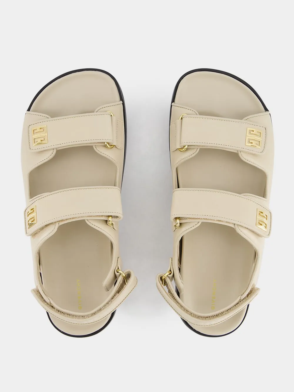 Logo Plaque Sandals