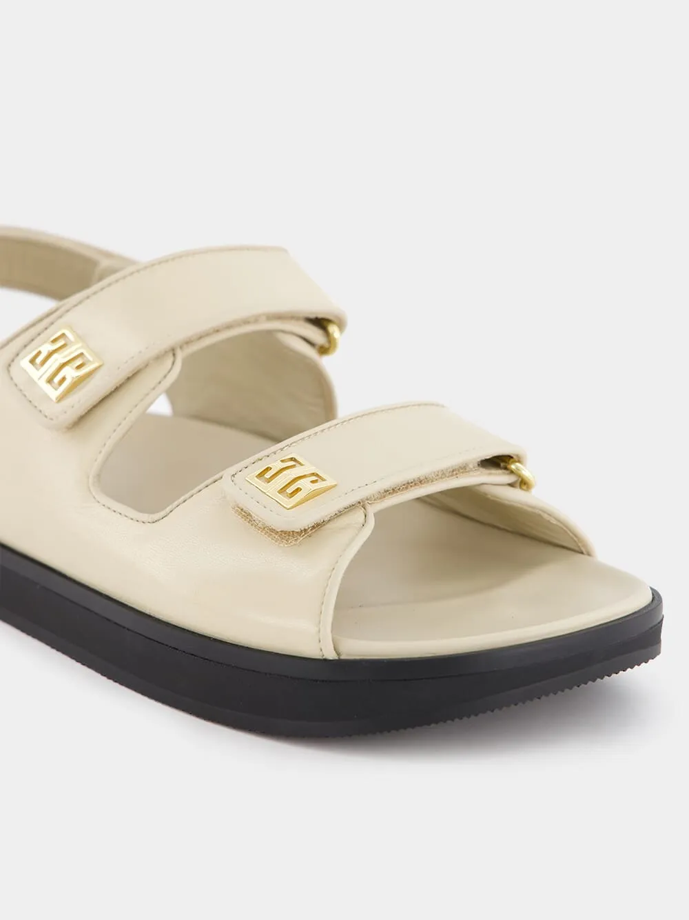 Logo Plaque Sandals