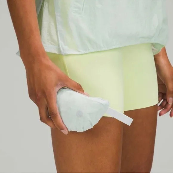 Lululemon Ocean Air Green High-Rise Step Out Short Packable Water-Repellent