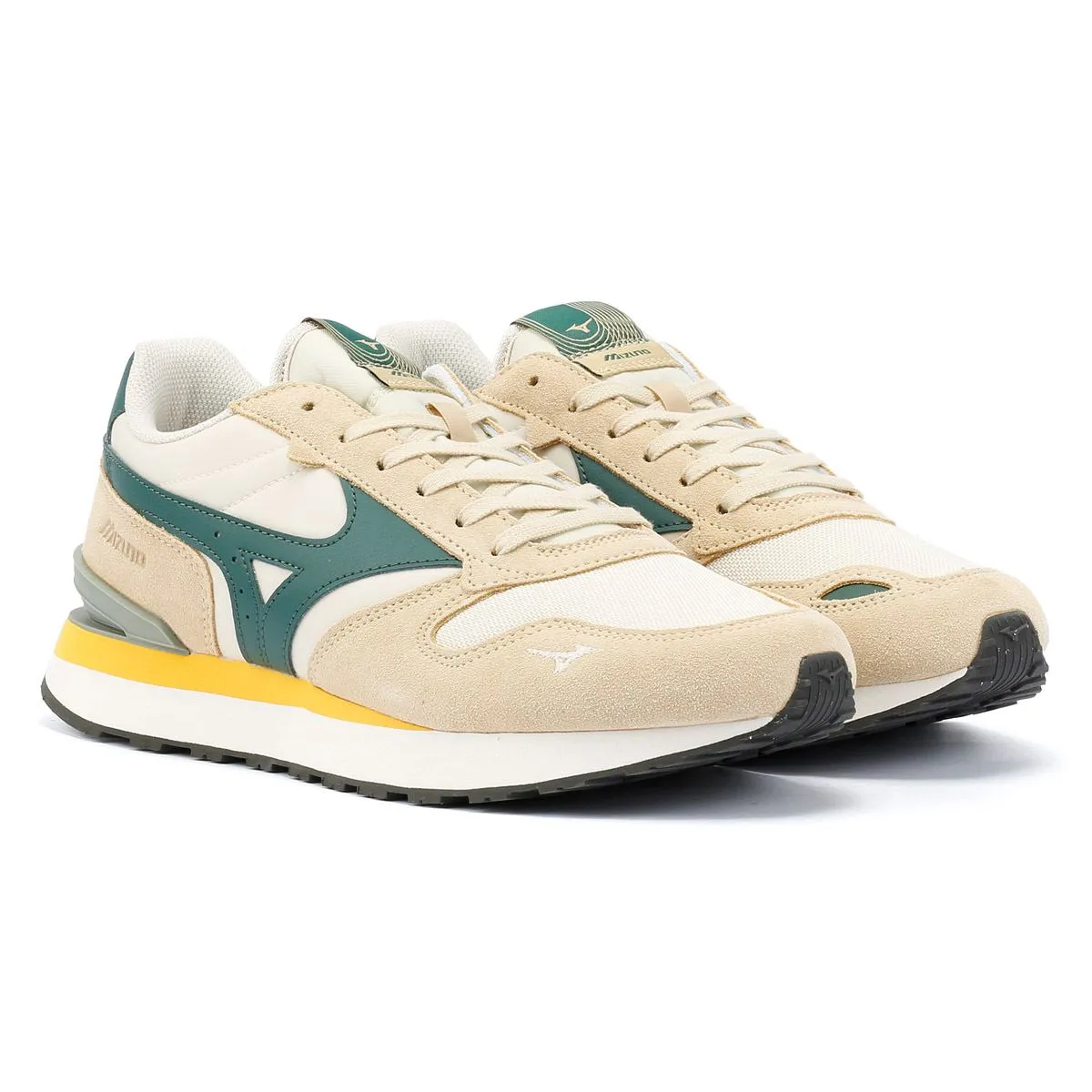Mizuno RB87 Sand/Bistro Green Trainers