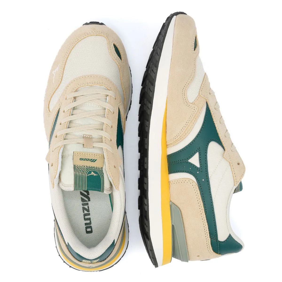 Mizuno RB87 Sand/Bistro Green Trainers