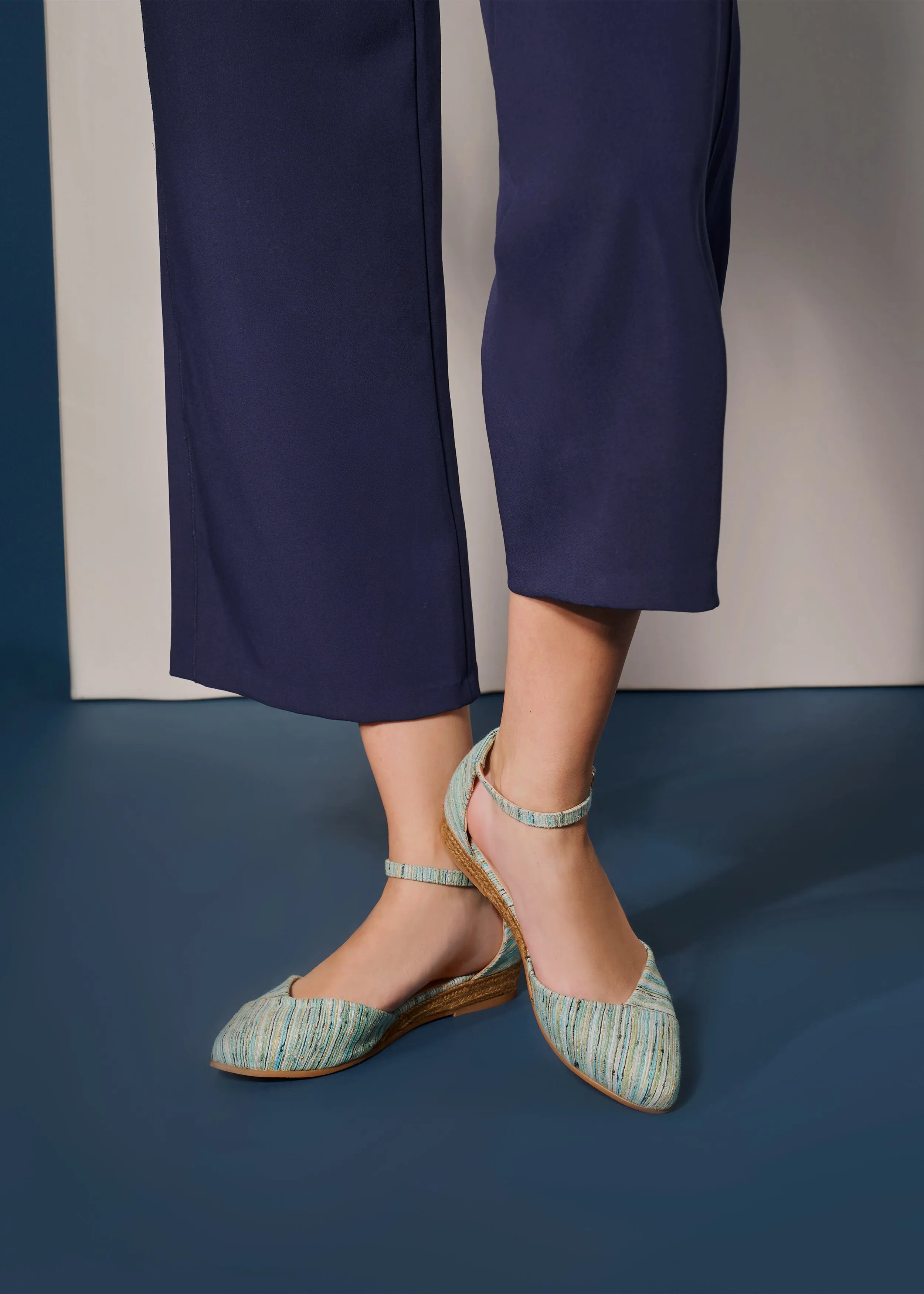 Montroig Limited Edition Canvas Espadrille Flats