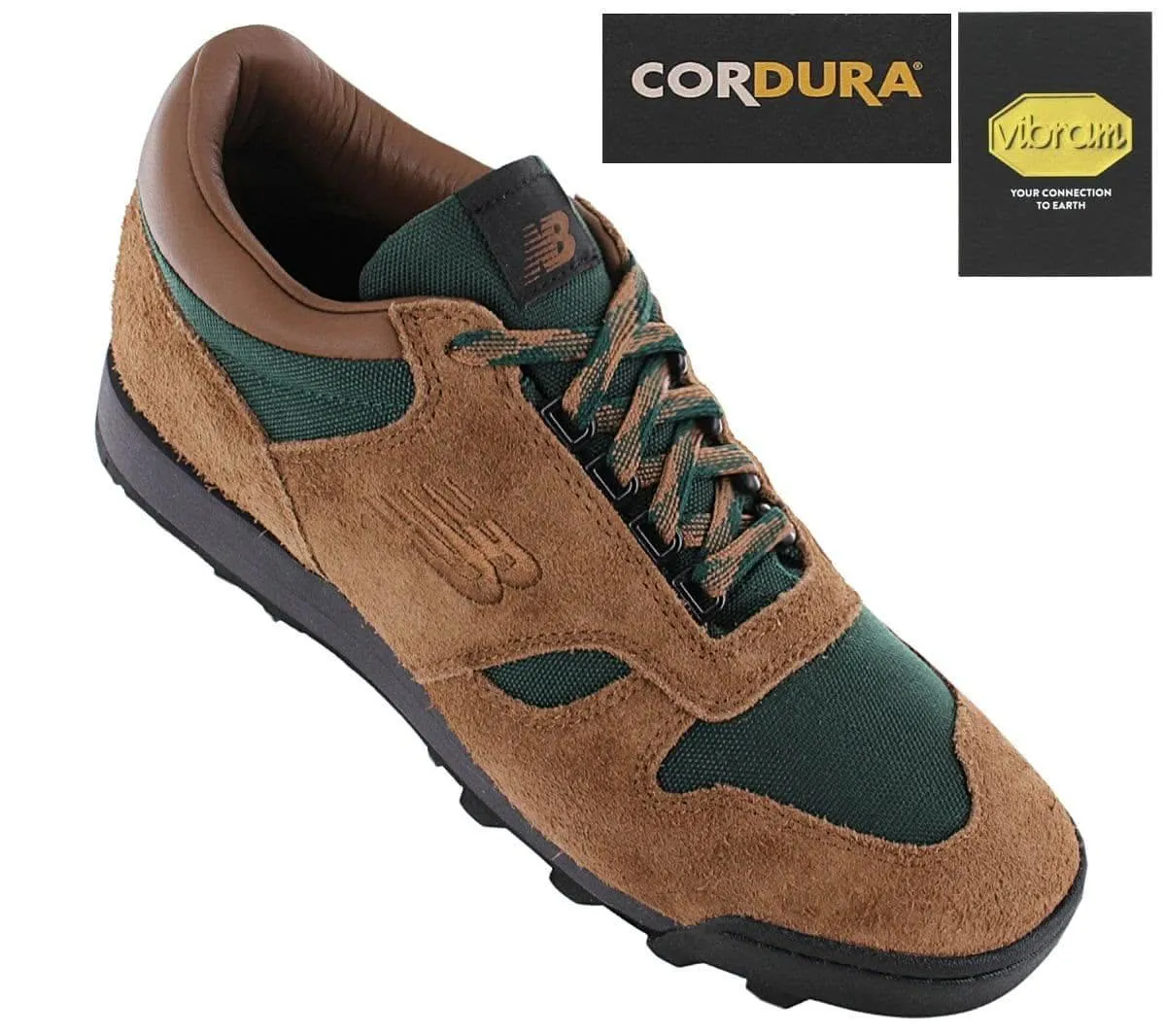 New Balance Rainier Low - Vibram - Herren Sneakers Outdoor Schuhe Braun-Grün UALGSBG