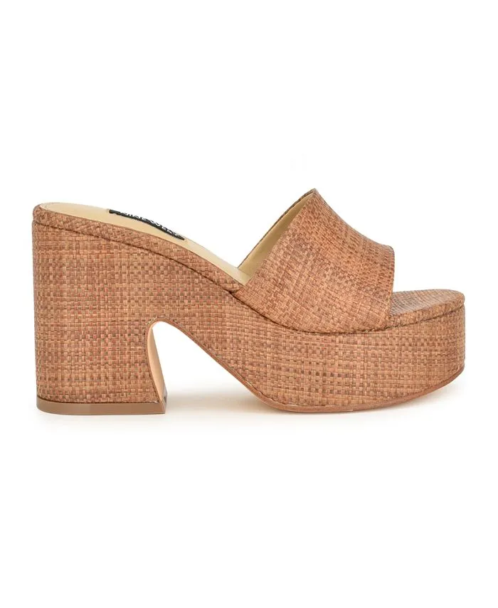 NINE WEST Slip-On Round Toe Wedge