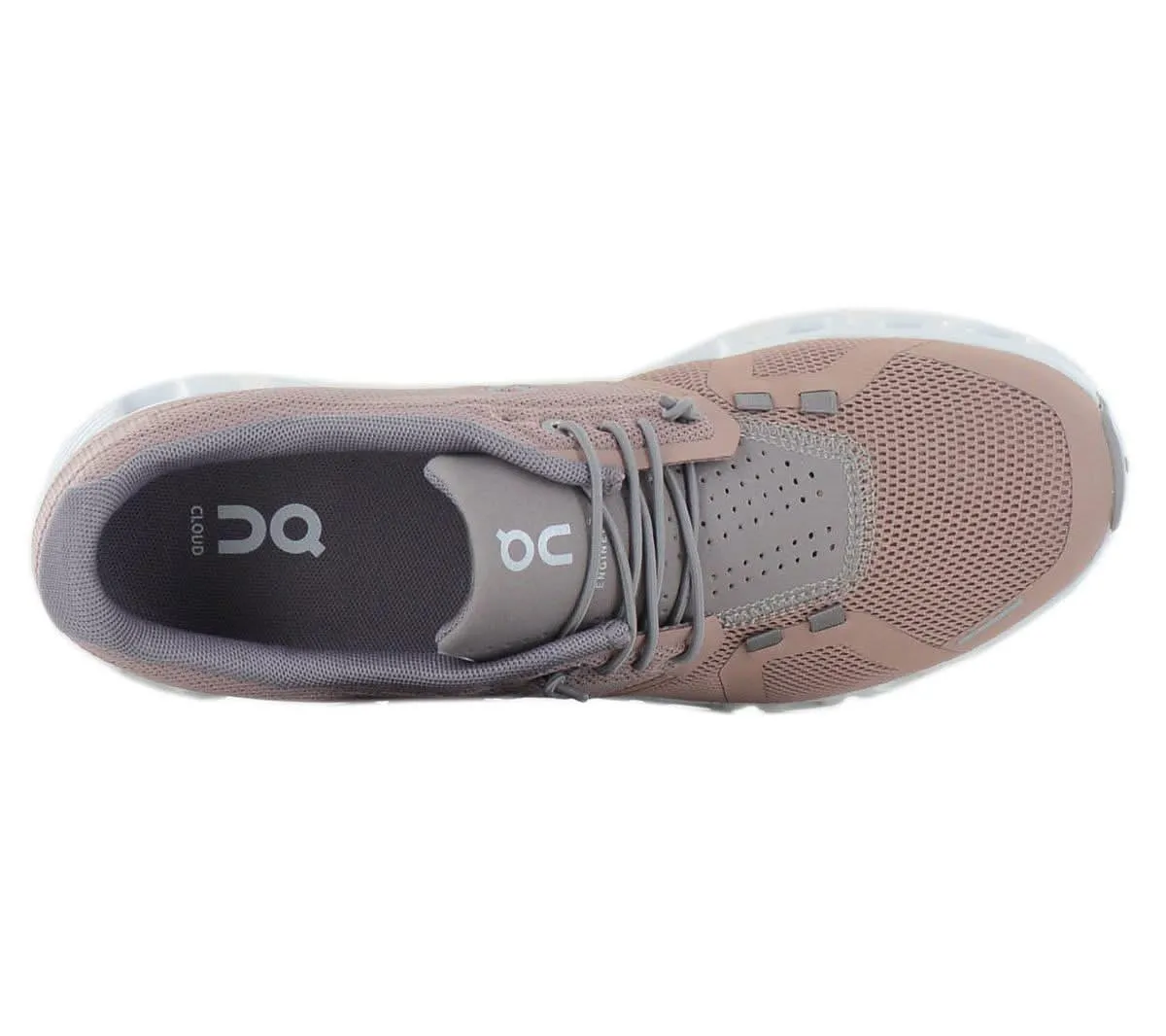 ON Running Cloud 5 - Damen Sneakers Sport Schuhe Rosebrown-Fog 59.97766