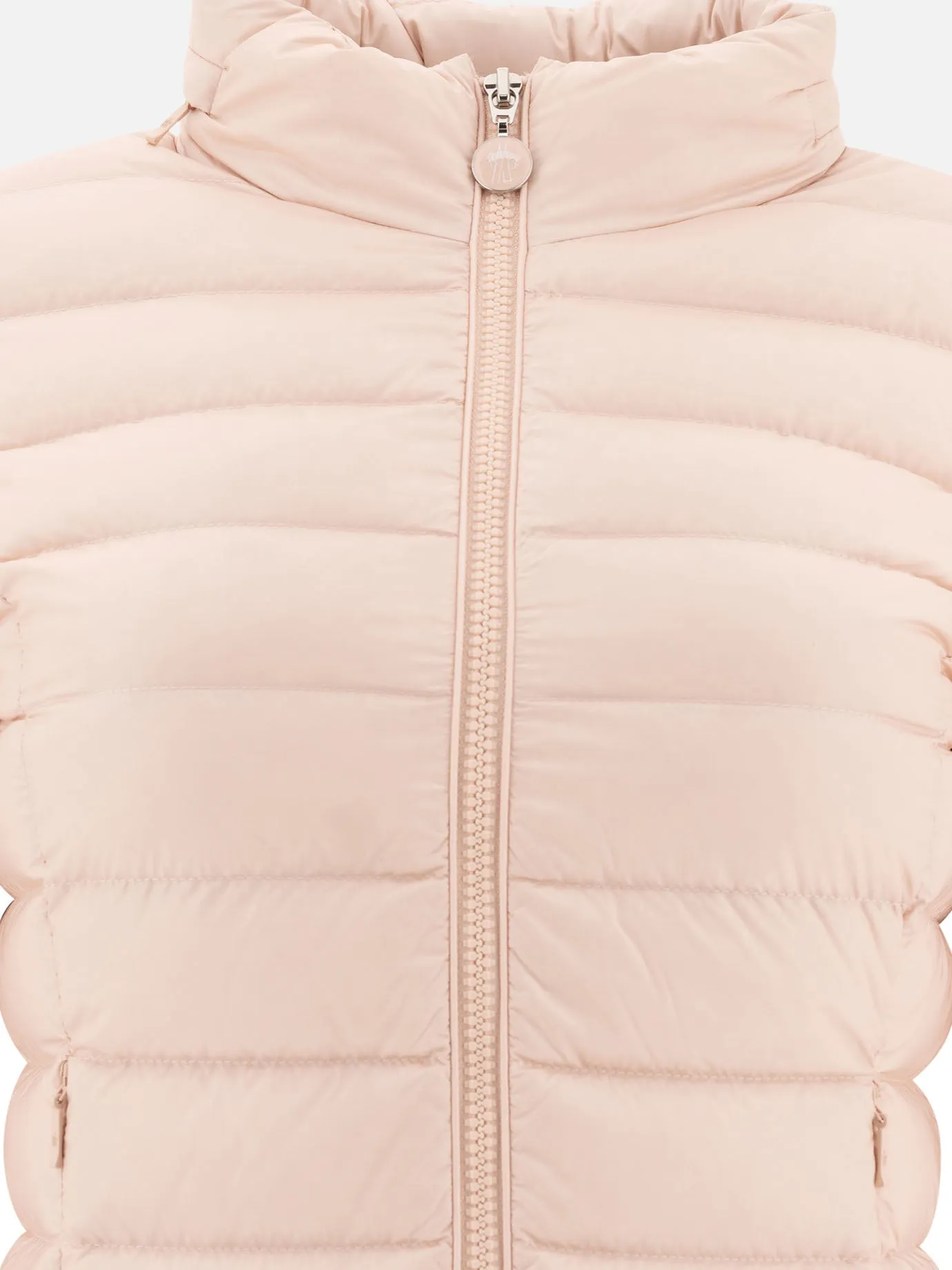Padded wool cardigan