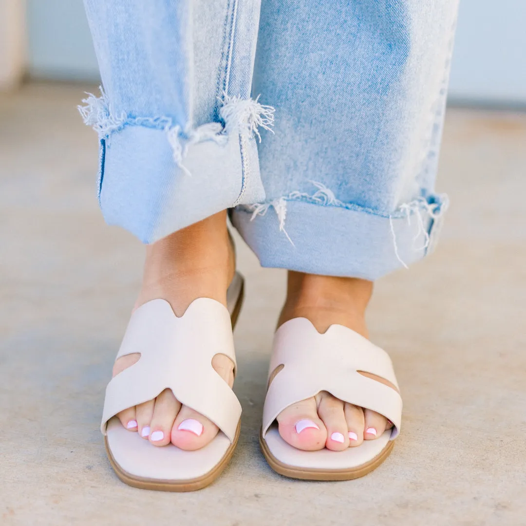 Palm Shores Sandals, Nude