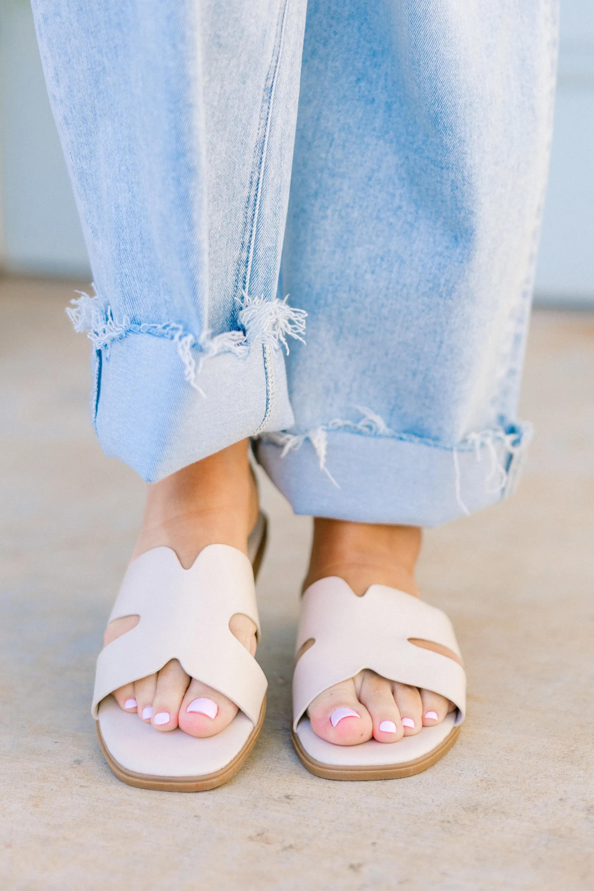 Palm Shores Sandals, Nude